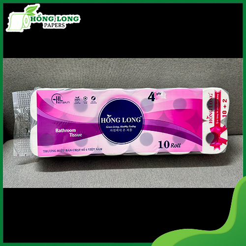 Giấy vệ sinh Hồng Long 10 cuộn